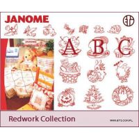 Sada výšiviek Janome Redwork Collection