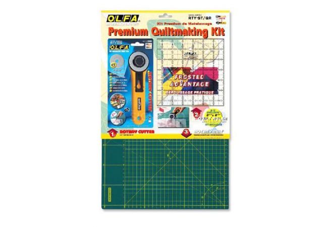 Zostava pre patchwork Olfa Premium Quiltmaking Kit
