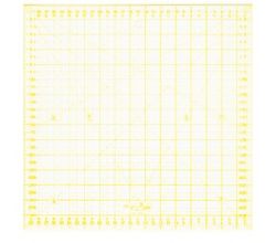 Rastrové pravítko 6.5"x6.5" E6565-YW žlté