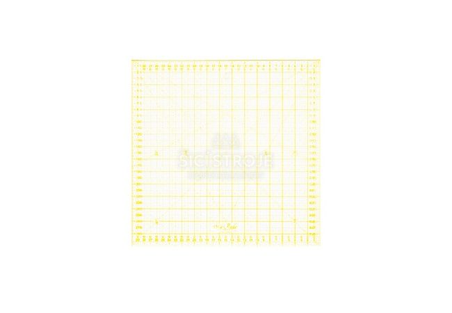 Rastrové pravítko 6.5"x6.5" E6565-YW žlté