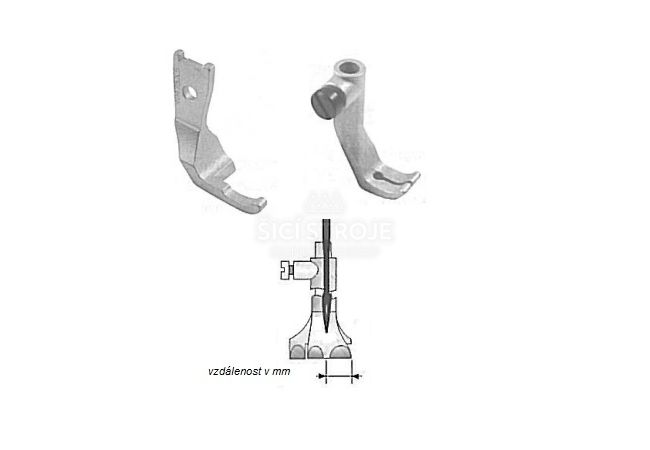 Pätky štandardné 6mm pre šijacie stroje 5705+5707