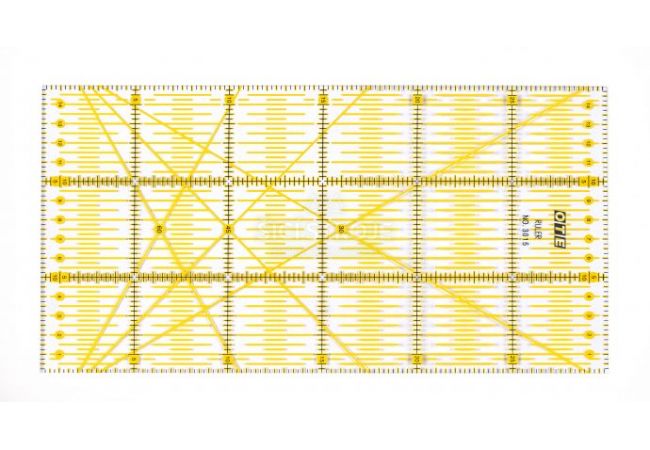 Rastrové pravítko OLFA OTE 15x30 cm