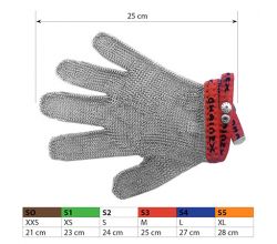 Ochranné kovové rukavice S3 Red