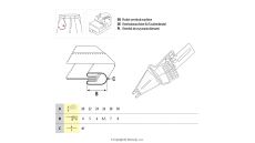 Lemovač obojstranný skladajúci pre šijacie stroje UMA-131 30/8 SI