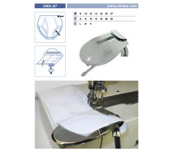 Zakladač podvíjajúci pre šijacie stroje UMA-87-A 14/12 L