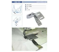 Zakladač pre dvojihlové šijacie stroje UMA-100 16/8/6 L