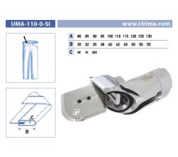 Lemovač na všívanie pásky pre šijacie stroje UMA-110-O-SI 110/42 M