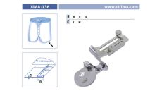 Zakladač pre cik cak pre šijacie stroje UMA-136 8 M