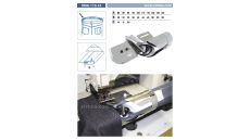 Lemovač na všívanie pásky pre šijacie stroje UMA-110-LS 110/42 XH