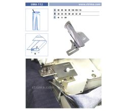 Lemovač na všívanie pásky pre šijacie stroje UMA-112 85/32 XH