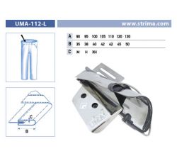Lemovač na všívanie pásky pre šijacie stroje UMA-112-L 90/35 H