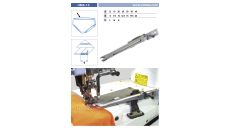 Lemovač skladajúci napoly pre šijacie stroje UMA-15 40/20 M