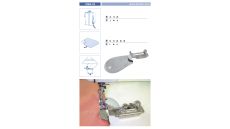 Zakladač s podvinutím pre šijacie stroje UMA-55 15 M