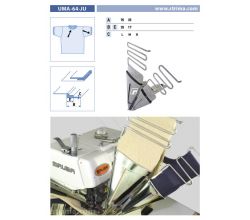 Zakladač výpustkov pre šijacie stroje UMA-64-JU 70/35x35/17 M