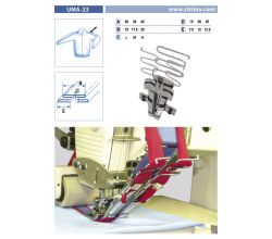 Zakladač špeciálny pre šijacie stroje UMA-23 35/17,5x20/10 M