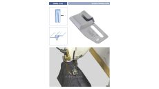 Zakladač na francúzsky šev pre šijacie stroje UMA-155 65/38