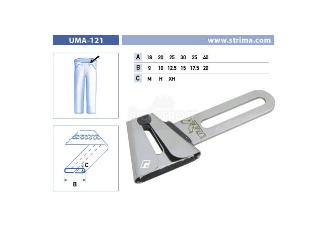 Zakladač pútok pre šijacie stroje UMA-121 30/15 XH