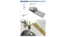 Zakladač pre preplátovaný steh pre šijacie stroje UMA-146 1/4 H