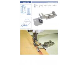 Zakladač s podvinutím pre šijacie stroje UMA-179 20-20 H