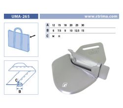 Lemovač skladajúci napoly pre šijacie stroje UMA-265 25/12,5 H