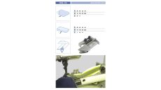 Lemovač skladajúci napoly pre šijacie stroje UMA-276 45/22,5 H