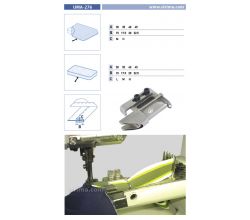 Lemovač skladajúci napoly pre šijacie stroje UMA-276 45/22,5 H