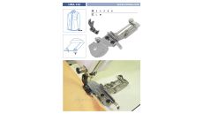 Zakladač s podvinutím pre šijacie stroje UMA-182 5 L