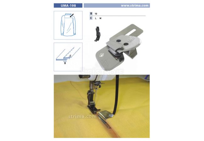 Zakladač špeciálny pre šijacie stroje UMA-198 10 M