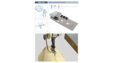 Zakladač pre francúzsky šev pre šijacie stroje UMA-201 1/4 M