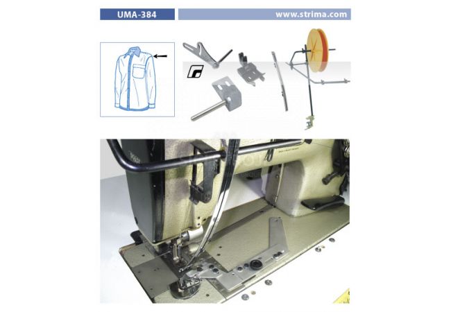 Zakladač špeciálny pre šijacie stroje UMA-384