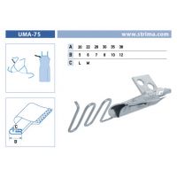 Zakladač špeciálny pre šijacie stroje UMA-75 38/12 M
