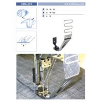 Pätka pre dvojihlové šijacie stroje UMA-232 25/12,5 M