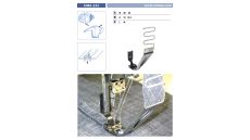 Pätka pre dvojihlové šijacie stroje UMA-232 25/12,5 M