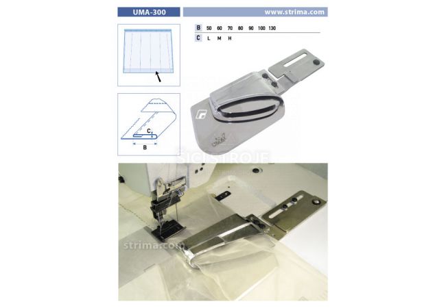 Zakladač špeciálny pre šijacie stroje UMA-300 130 M