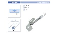 Lemovač skladajúci napoly pre šijacie stroje UMA-402 28/14 M