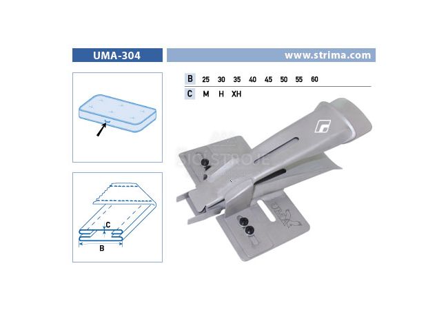 Zakladač špeciálny pre šijacie stroje UMA-304 XH