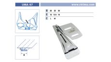 Zakladač pre dvojihlové šijacie stroje UMA-97 25/12,5 M