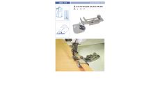 Zakladač s podvinutím pre šijacie stroje UMA-179 25-25 M