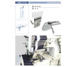 Zakladač špeciálny pre šijacie stroje UMA-117-K 50-70/12