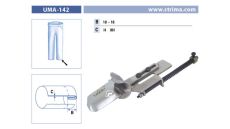 Zakladač s podvinutím pre šijacie stroje UMA-142 10-16 XH