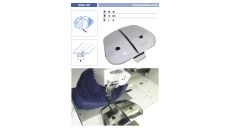 Zakladač pre dvojihlové šijacie stroje UMA-98 25/12,5 L