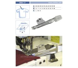 Lemovač obojstranný pre šijacie stroje UMA-17 55/17 M