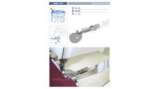 Lemovač na všívanie pásky pre šijacie stroje UMA-133 25/5-15 L