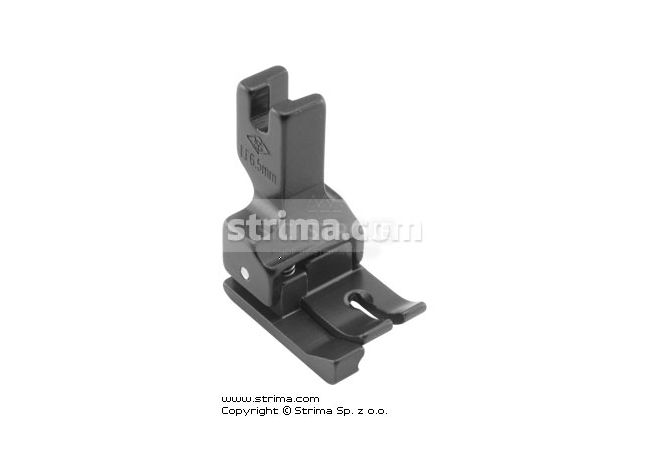 Pätka kompenzačná teflónová 6.5mm pre šijacie stroje, ľavá LF65 6,5MM