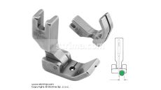Kĺbová pätka pre všívanie kedru pre šijacie stroje, pravá 1.6mm P69RH1/16