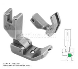 Kĺbová pätka pre všívanie kedru pre šijacie stroje, pravá 3.2mm P69RH1/8