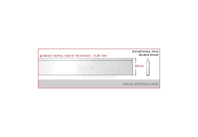 Nôž do pásovej píly 5250x10x0,45mm