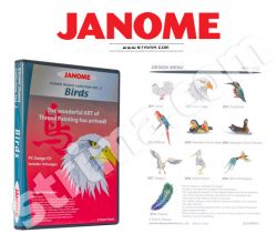 Kolekcia výšiviek Janome - Birds