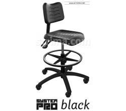 Priemyselná stolička SYSTEM PRE BLACK 1B+2B+3A+4A+5B