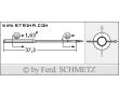Strojové ihly pre priemyselné šijacie stroje Schmetz 108X1 90